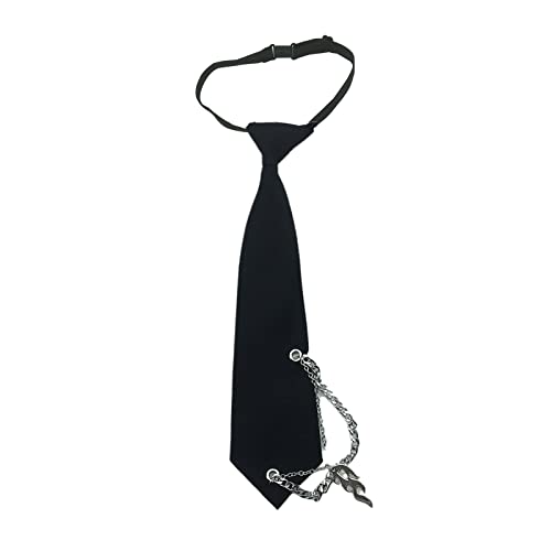 kishidamiki chain tie - black KISHIDAMIKI Chain tie #black LITMUS